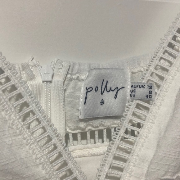 White Mini Dress - Picture 3 of 4